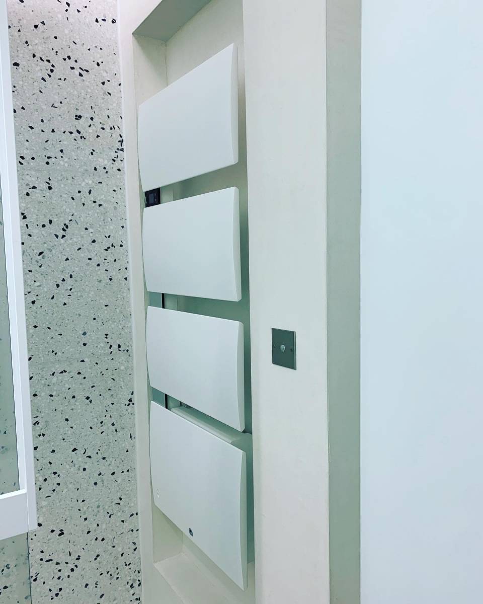 mur en Terrazzo salle de bain 